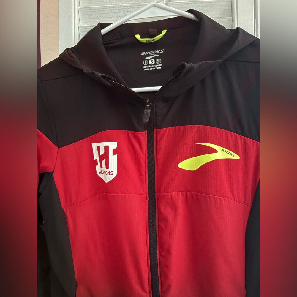 Hanson Brooks Performance  Jacket Red and Black